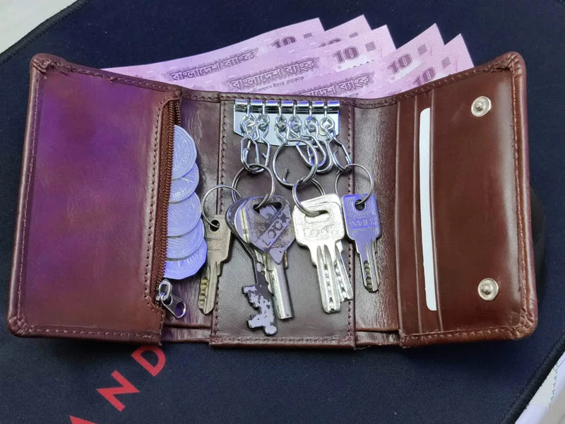 RA34A Oras Genuine Leather Key Wallet