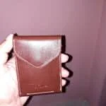 RA24C ORAS Genuine Leather Card & ID Holder Wallet photo review