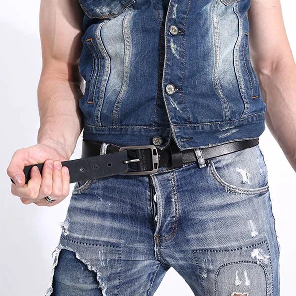 B148 ORAS Genuine Leather Belt for Men - Image 2