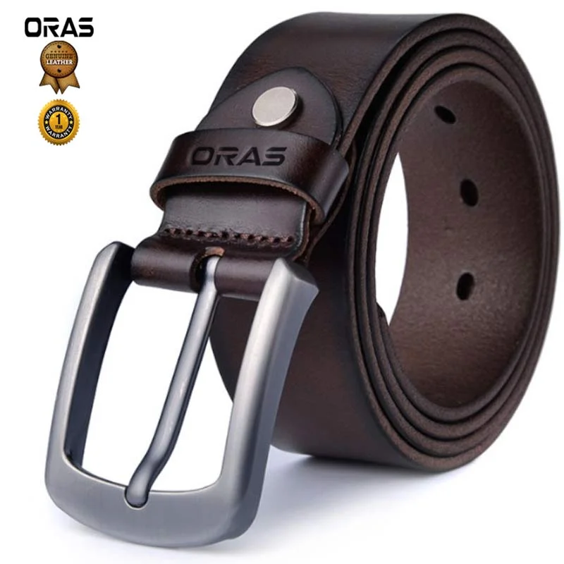 B605 ORAS Genuine Leather Belt for Men