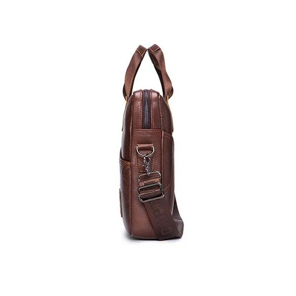 F112 ORAS Genuine Leather laptop Business Bag - Image 6