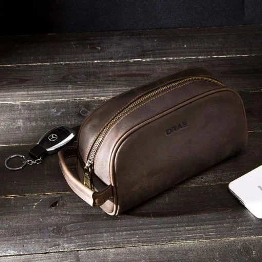 F116 ORAS Genuine Leather Business Bag - Image 7