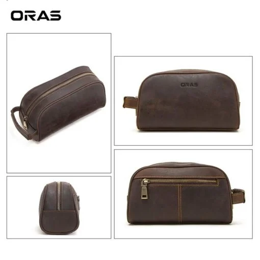 F116 ORAS Genuine Leather Business Bag - Image 4