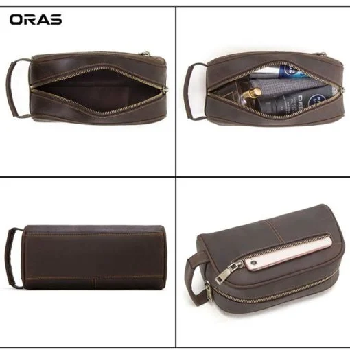 F116 ORAS Genuine Leather Business Bag - Image 3