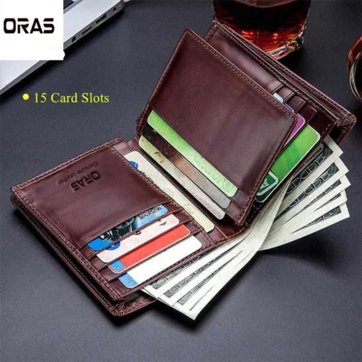RA15A ORAS Genuine Leather Wallet for Men
