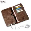 RA22C ORAS Premium Genuine Slim Mobile Card Holder Wallet