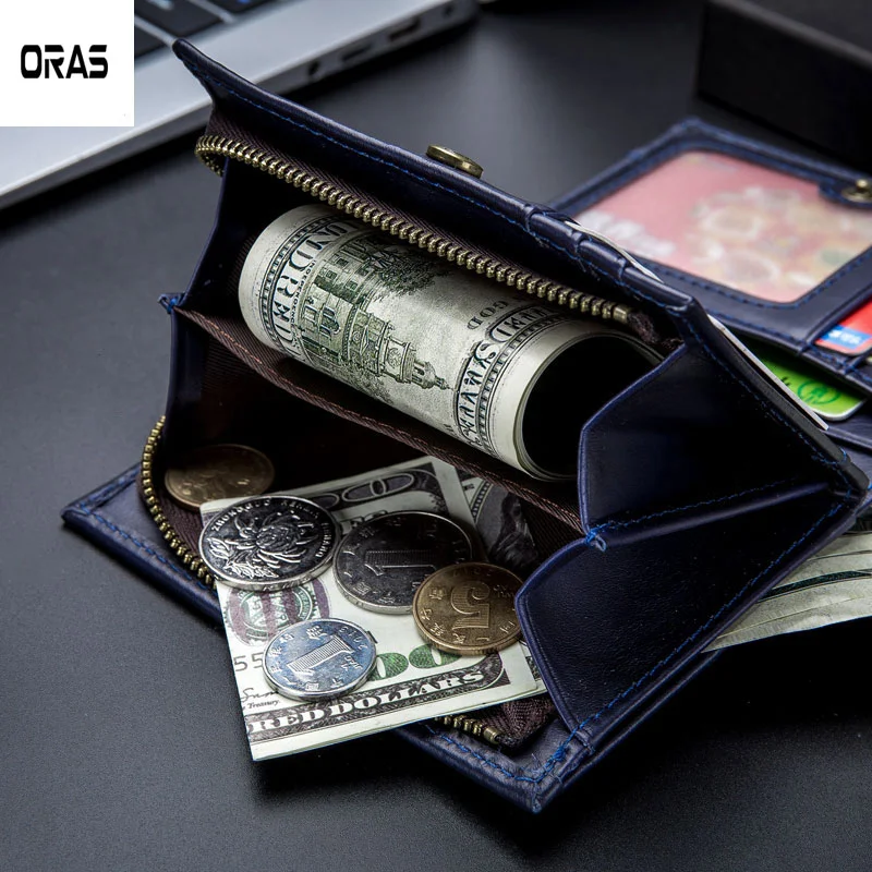 RA23E ORAS Coin Purse Zipper Wallet for Men - Image 6