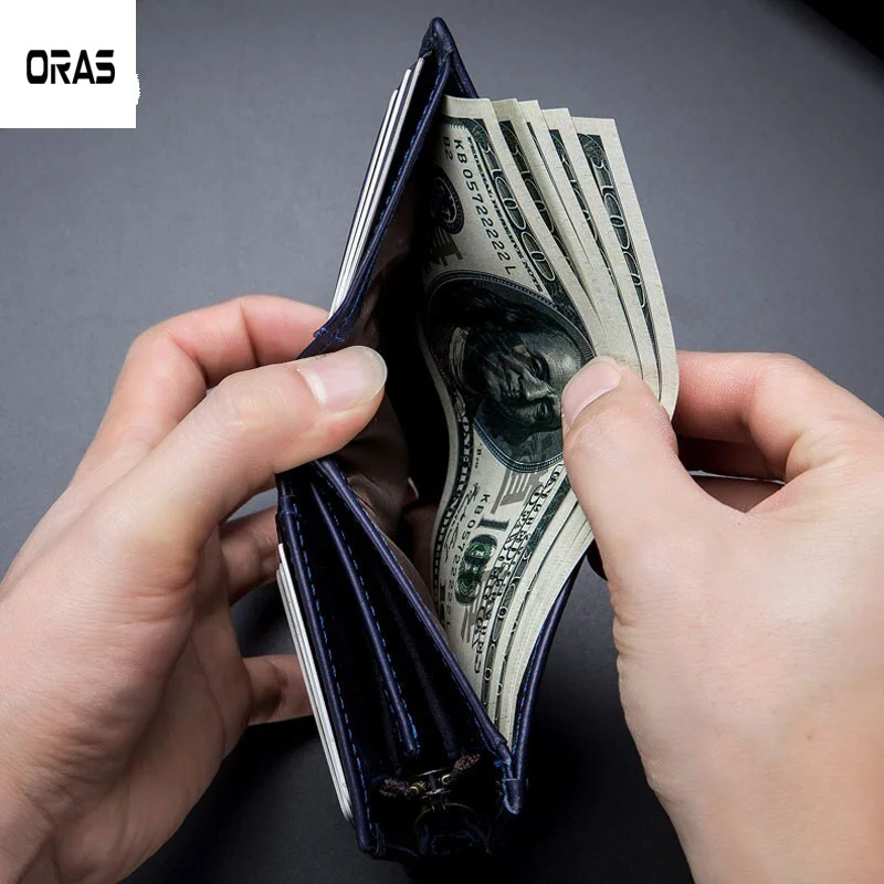 RA23E ORAS Coin Purse Zipper Wallet for Men - Image 4