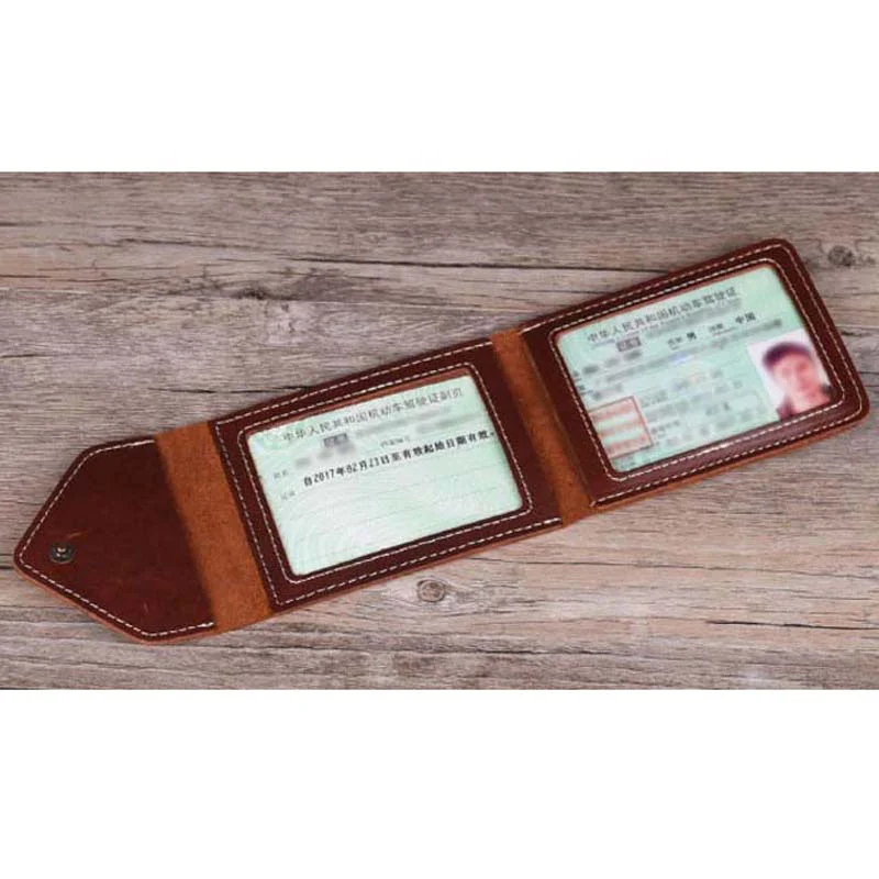 RA24C ORAS Genuine Leather Card & ID Holder Wallet - Image 2
