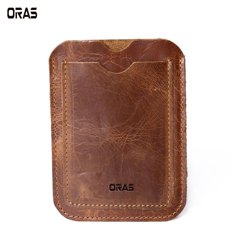 RA28N ORAS Slim Genuine Leather Card Holder - Image 5