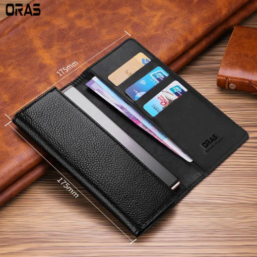 RA32K ORAS Genuine Leather Mobile Wallet