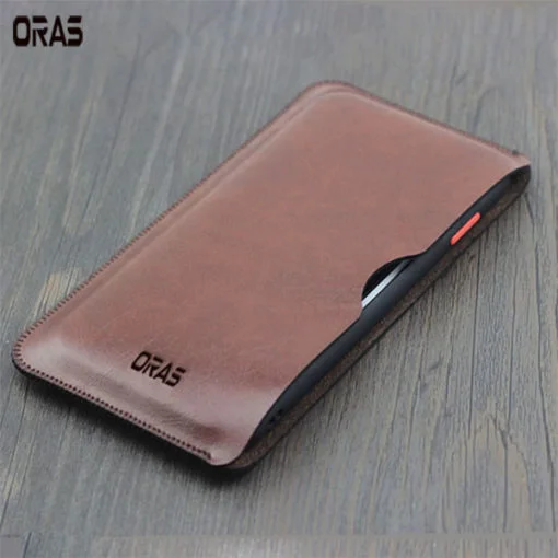 RA33C ORAS Genuine Leather Mobile Cover