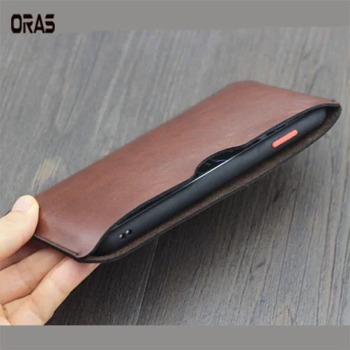 RA33C ORAS Genuine Leather Mobile Cover - Image 3