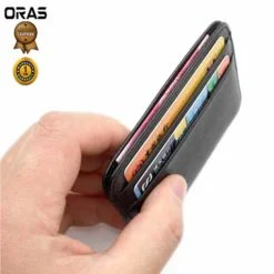 RA59K ORAS Genuine Leather Card Holder