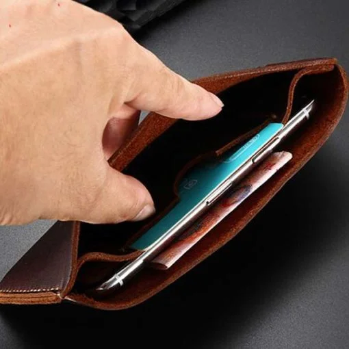 RA61C ORAS Genuine Leather Mobile Cover - Image 3