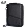 RA65K Jeep Genuine Leather Zipper Wallet