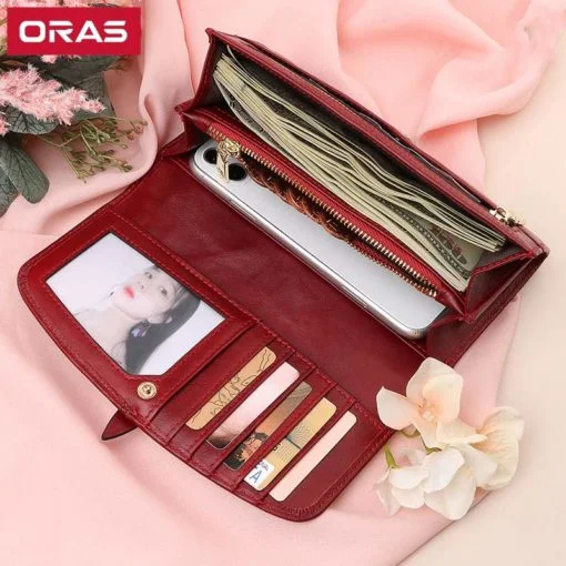 RA69M ORAS Genuine Leather Ladies Purse - Image 4