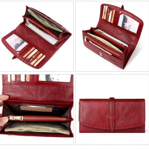RA69M ORAS Genuine Leather Ladies Purse - Image 2