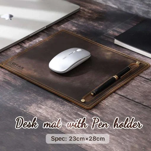 RA72C ORAS Genuine Leather Mouse Pad - Image 4