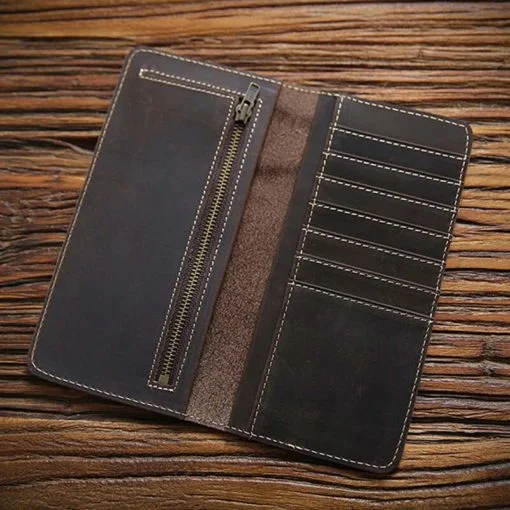 RA73C ORAS Genuine Leather Long Wallet - Image 5