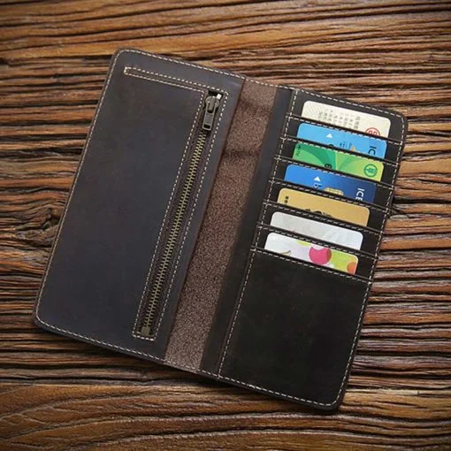 RA73C ORAS Genuine Leather Long Wallet - Image 3