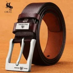 B169 ORAS Genuine Leather Belt for Men