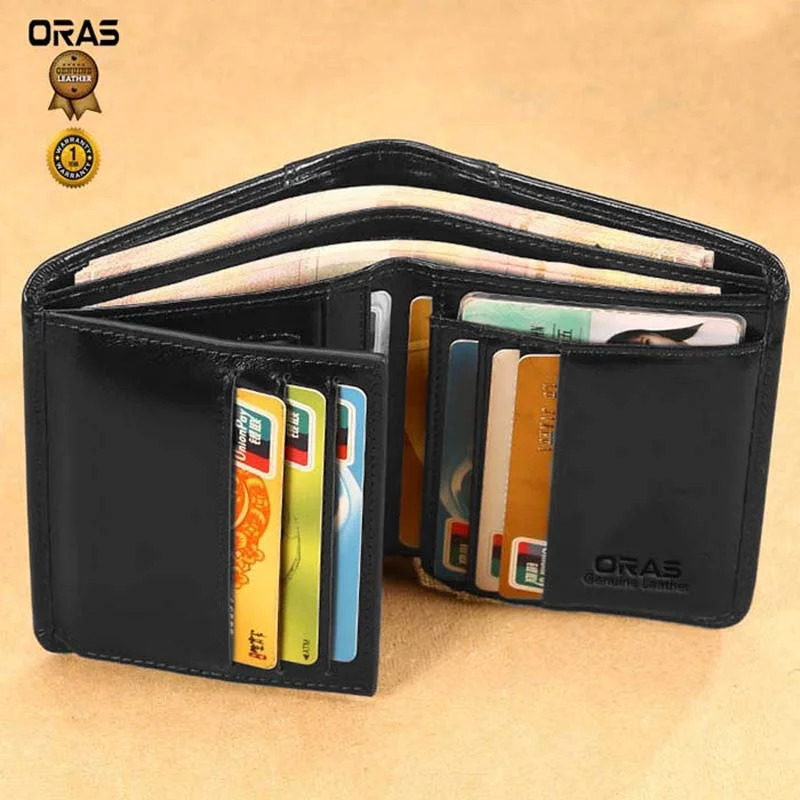 RA17L ORAS Genuine Leather Wallet for Men - Image 4