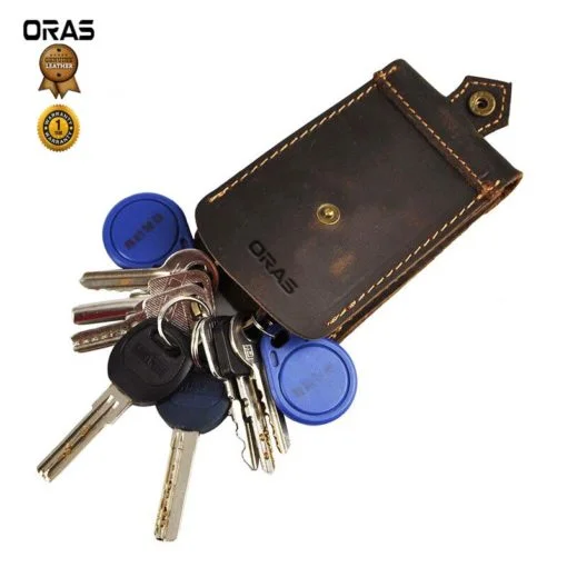 RA85 ORAS Genuine Leather Key Wallet