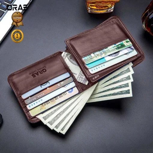 RA86C ORAS Genuine Leather Wallet for Men - Image 2