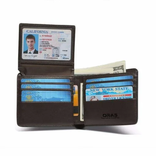 RA89C ORAS Genuine Leather Wallet for Men - Image 4