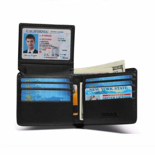 RA89K ORAS Genuine Leather Wallet for Men - Image 3