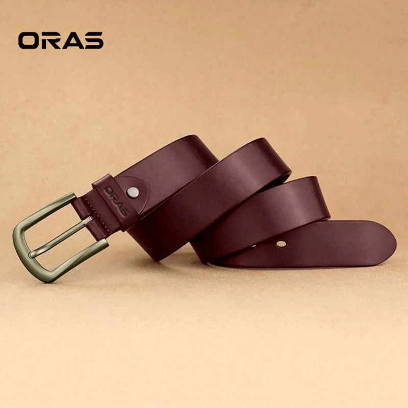 B606 ORAS Genuine Leather Belt for Men - Image 2