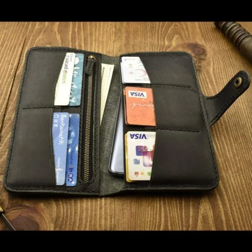 RA91K ORAS Genuine Leather Long Wallet - Image 3