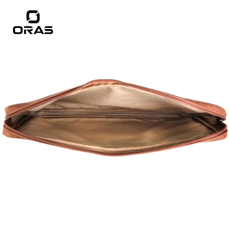 F127 ORAS Genuine Leather laptop Document Pouch Bag - Image 4