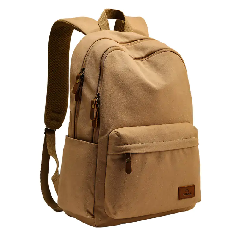 B1007 Large Capacity Canvas Outdoor Backpack - ORAS Leather