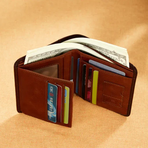 R1092 ORAS Genuine Leather Wallet for Men - Image 5